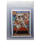 Jose Canseco 1991 Topps all star