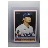 Yoshinobu Yamamoto 2025 Topps heritage