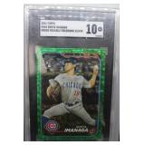 Shota Imanaga 2024 Topps green crackle...
