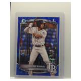 Gregory Barrios 2025 1st Bowman Chrome Blue...