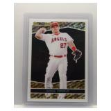Mike Trout 2021 Topps Black Gold