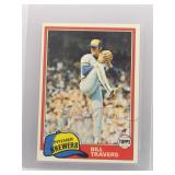 Bill Travers 1981 Topps Auto