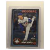 Yoshinobu Yamamoto 2024 Topps Chrome Rookie