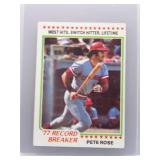 Pete Rose 1978 Topps Record Breaker