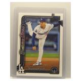 Yoshinobu Yamamoto 2025 Topps Future Stars