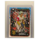 Jacksosn Merrill 2024 Topps Holiday Rookie