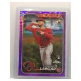 Jordan Lawlar 2024 Topps Chrome Rookie Purple...