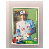 Andre Dawson 1981 Topps