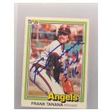 Frank Tanana 1981 Donruss Auto