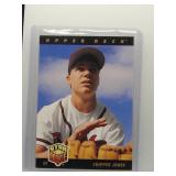 Chipper Jones 1992 Upper Deck Star Rookie