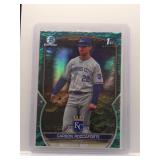 Carson Roccaforte 2023 1st Bowman Chrome Green...