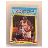 Michael Jordan 1888 Fleer Sticker