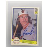 Gary Roenicke 1982 Donruss Auto