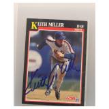 Keith Miller 1991 Score Auto