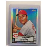 Tony Perez 2021 Topps Chrome Platinum Anniversary