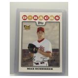 Max Scherzer 2008 Topps Rookie