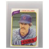 Steve Dillard 1980 Topps Auto