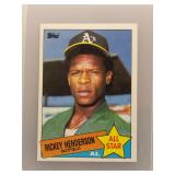 Rickey Henderson 1985 Topps All-Star