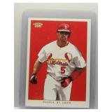 Albert Pujols 2002 Topps 206 red background