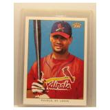 Albert Pujols 2002 Topps 206 blue background