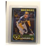 Jackson Chourio 2024 Topps Chrome Rookie