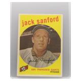 Jack Sanford 1959 Topps