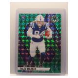 Tyler Warren 2025 Mosaic Green Reactive Rookie