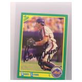 Barry Lyons 1990 Score Auto