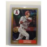 Shohei 2022 Topps Chrome Refractor 1987 style