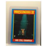 Hulk Hogan 1987 Topps Wrestle Mania III