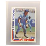 George Brett 1982 Topps In Action