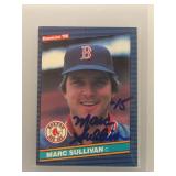 Marc Sullivan 1986 Donruss Auto