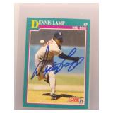 Dennis Lamp 1991 Score Auto