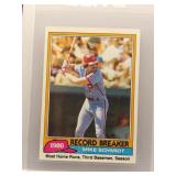Mike Schmidt 1981 Topps Record Breaker