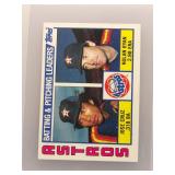 Nolan Ryan 1984 Topps Astros Batting & Pitching...