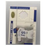Carlos Beltran 2003 Leaf Certified Fabric Of...