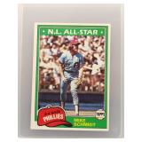 Mike Schmidt 1981 Topps All-Star