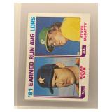 Nolan Ryan 1982 Topps ERA Leaders
