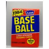 1984 Fleer Baseball Wax Pack Sealed