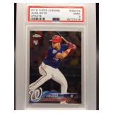 Juan Soto 2018 Topps Chrome Rookie PSA 9