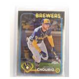 Jackson Chourio 2024 Topps Chrome Rookie