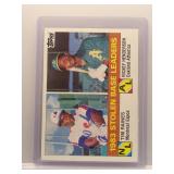 Tim Raines / Rickey Henderson 1984 Topps Stolen...