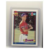 Chipper Jones 1991 Topps Rookie