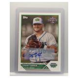 Logan Tanner 2023 Topps Pro Debut Auto