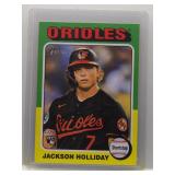 Jackson Holliday 2024 Topps Heritage Rookie