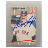 Dennis Lamp 1989 Fleer Auto