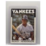 Rickey Henderson 1986 Topps