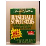 1986 Fleer Limited Edition Baseball Super Stars...
