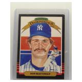 Don Mattingly 1985 Donruss Diamond Kings