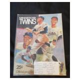 Minnesota Twins vs Detroit Tigers 1970 Program